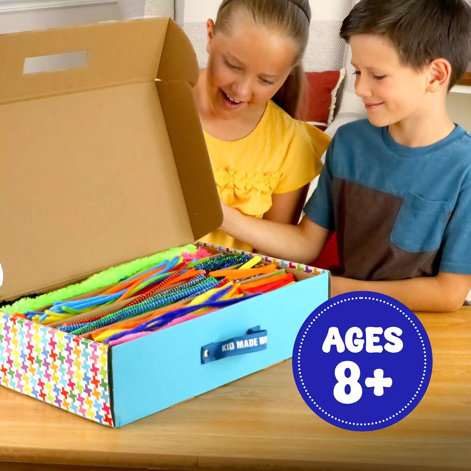 Kid Made Modern DIY Craft Kit: 1000-Piece Set for Homeschool Art. Inspire creative learning and endless fun with versatile, high-quality supplies.