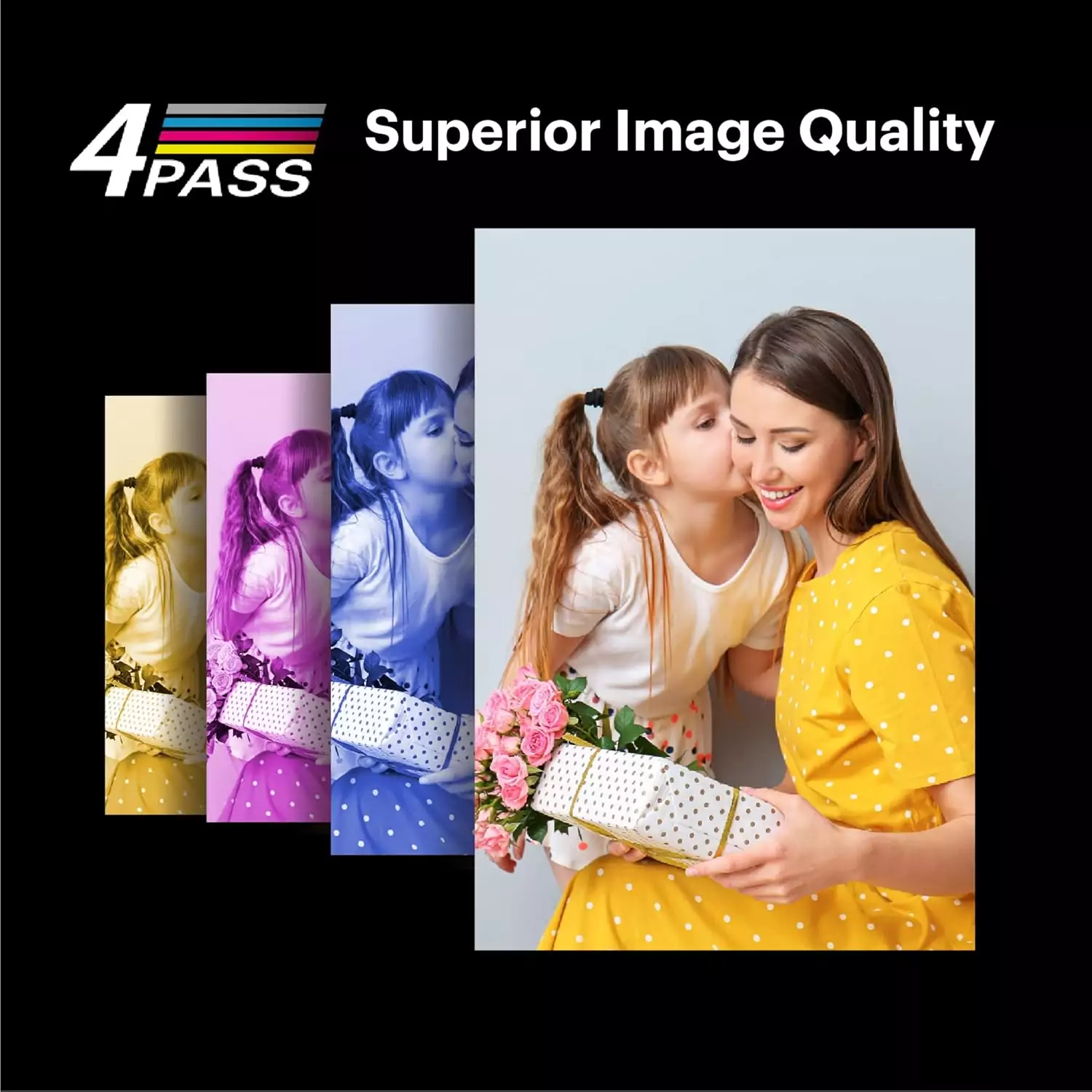 Portable Kodak Mini 2 Retro Photo Printer with 68 sheets, ideal for class projects. Compact 4Pass technology for high-quality prints on the go.