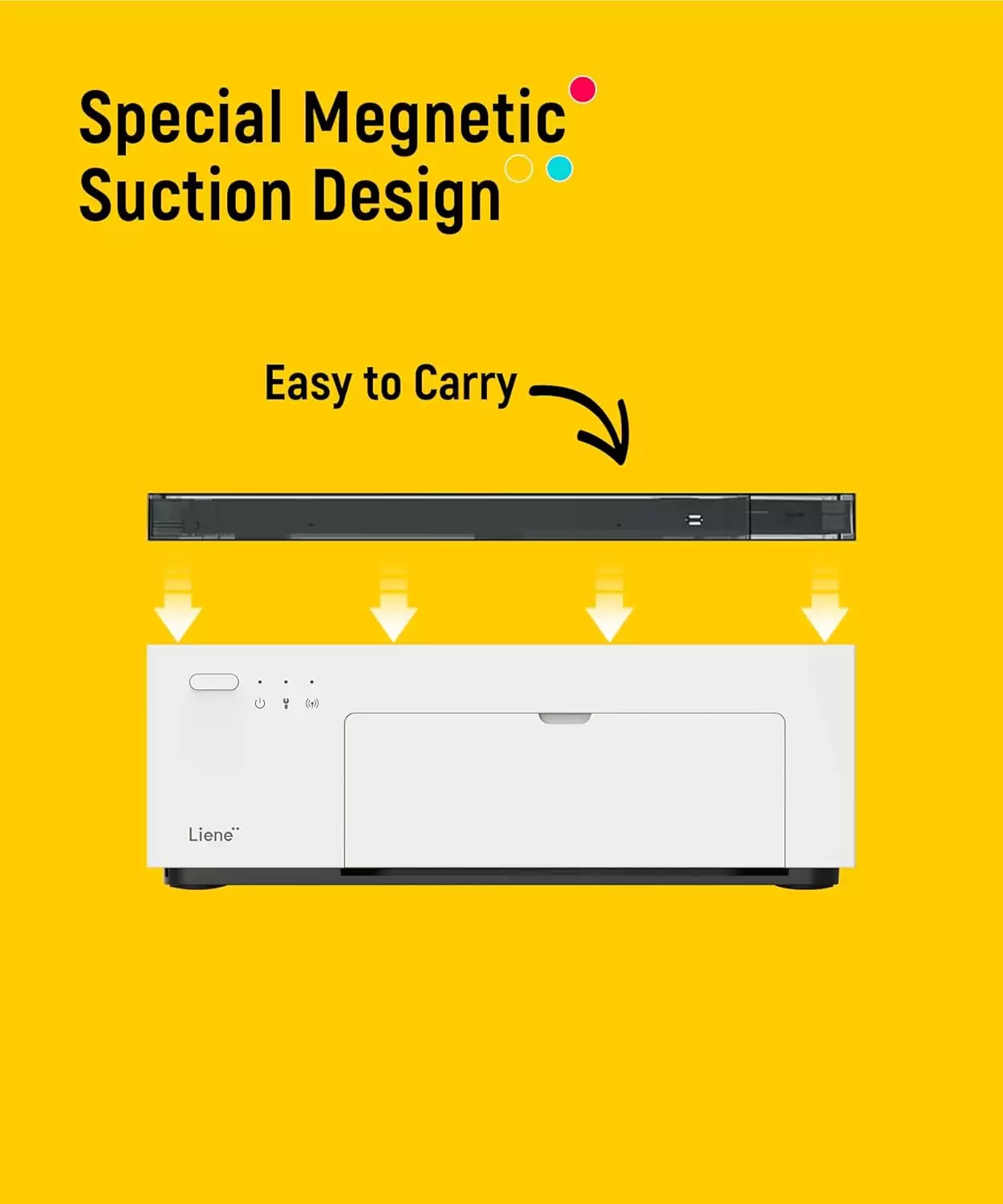 Liene Photo Printer 4x6 delivers vibrant color prints with 100 sheets and 3 cartridges, ideal for educators seeking portable printing solutions.