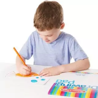 Melissa Doug Drawing Paper Pad features a 9x12 size with 50 sheets per pad, available in a 3-pack. Perfect for kids' art and sketching, FSC certified.