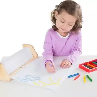 Melissa Doug Paper Roll Dispenser 12x75 for Classroom Art Projects. Inspire Creativity and Imagination with this Essential Kids Crafting Tool.