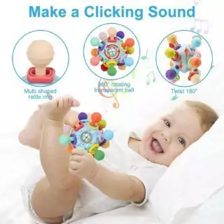 Montessori-inspired sensory teething toys for infants provide a safe and engaging learning experience, promoting early development and sensory exploration.