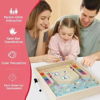 Engage young learners in math with this Montessori addition game. Enhance counting skills and explore number decomposition through interactive play.
