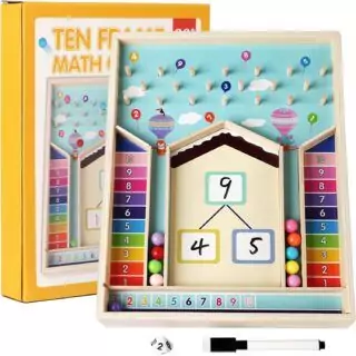 Engage children in math with Montessori addition games using counting and decomposition manipulatives for an interactive learning experience.