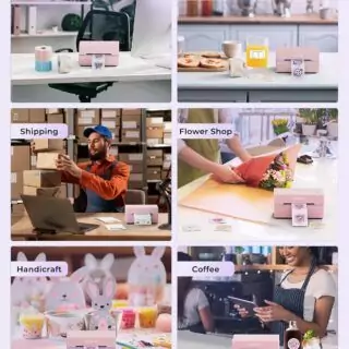 Munbyn 130b Bluetooth Thermal Label Maker: Ideal 4x6 Shipping Printer for Classroom Organization and Educators' Efficient Labeling Needs