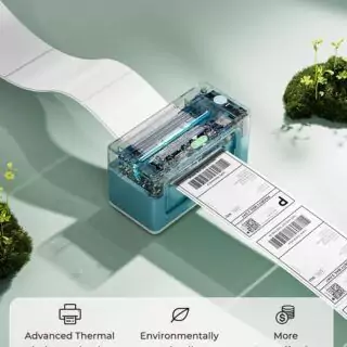 Compact Munbyn 4x6 Thermal Label Printer: Ideal for Educators & Small Businesses, 300dpi Wireless Bluetooth, Perfect for Efficient Labeling Needs