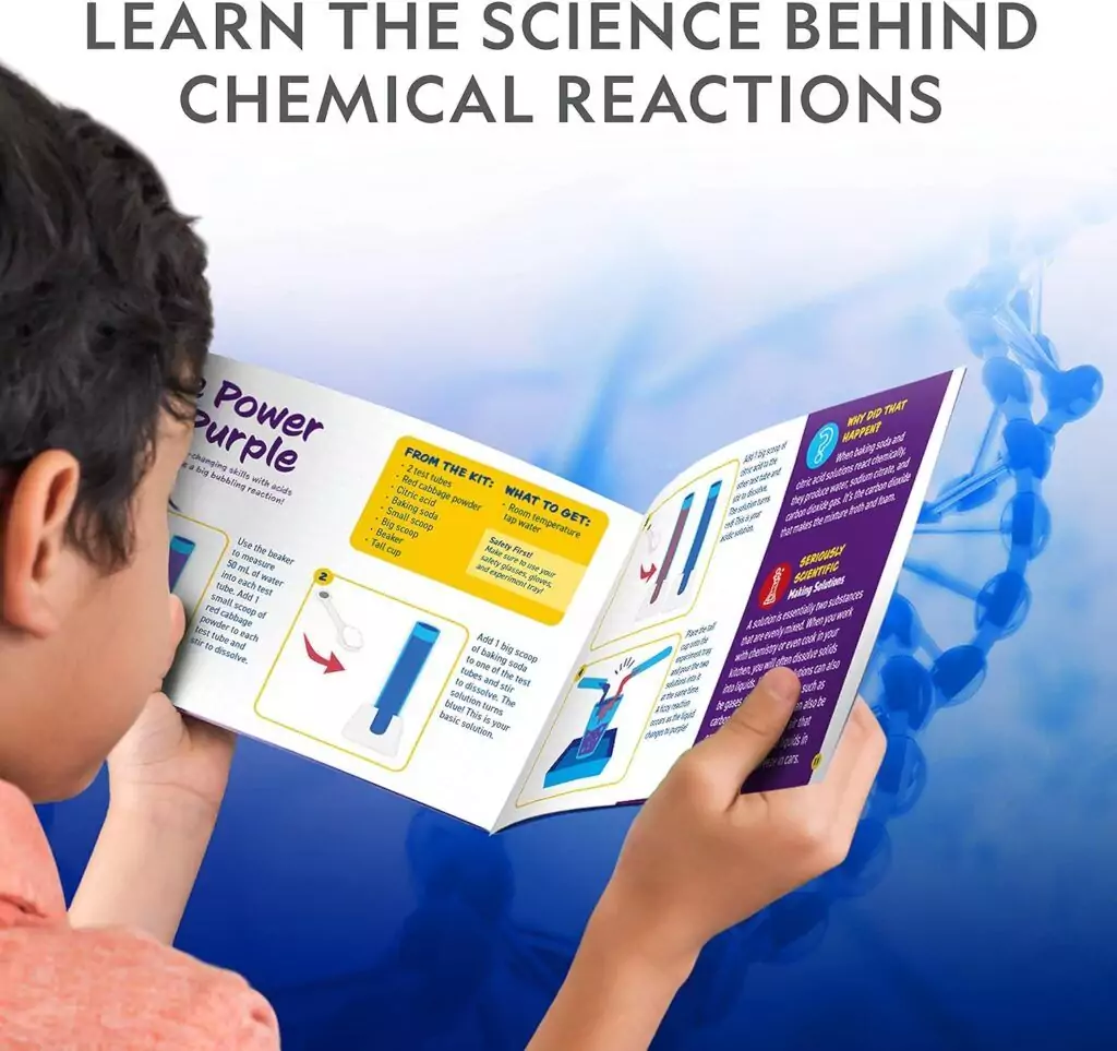 Explore chemistry with the National Geographic Kids Chemistry Kit, featuring 45 engaging experiments designed to enhance classroom education. Perfect for young scientists!