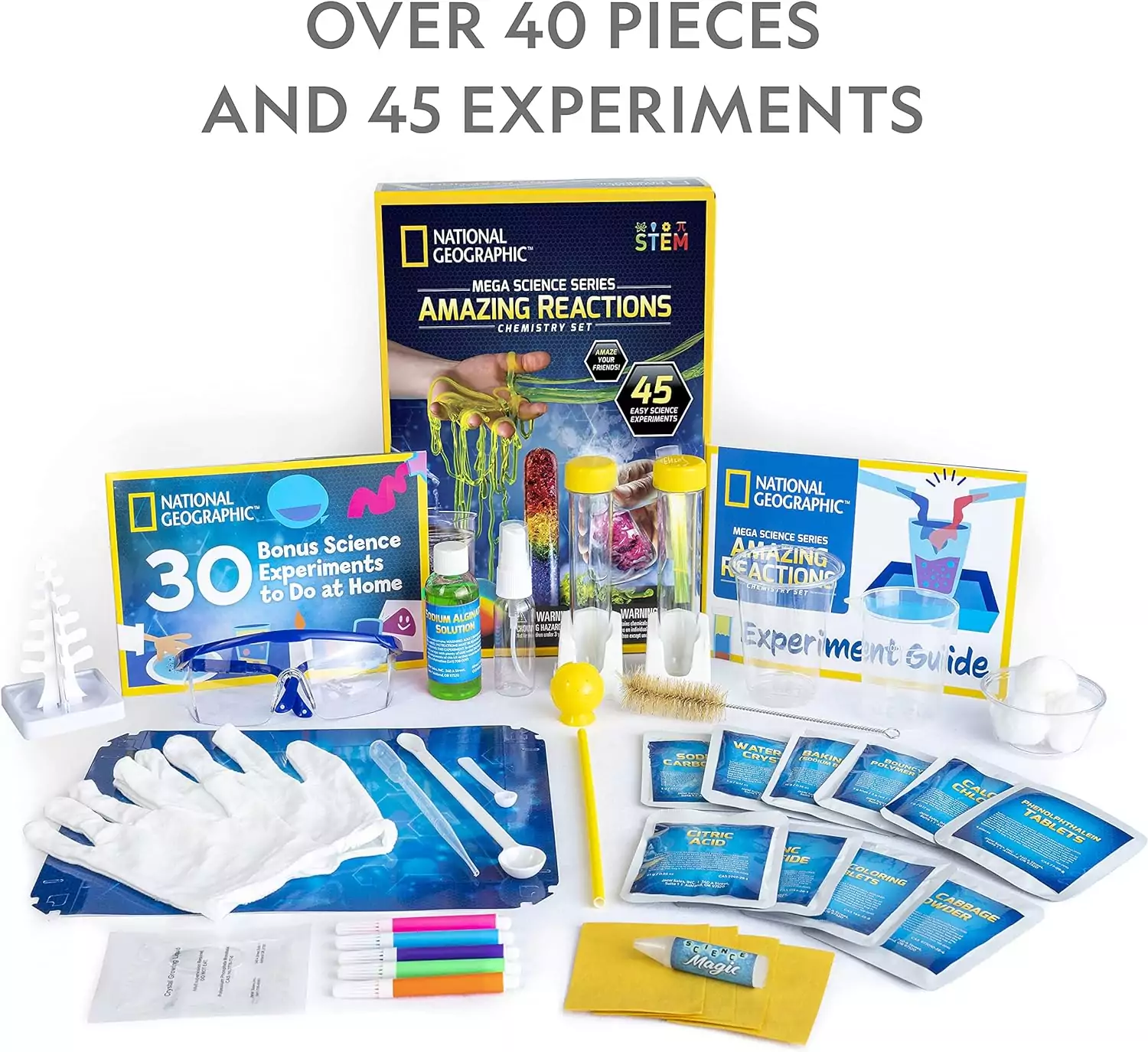 Engaging National Geographic Kids Chemistry Kit: 45 Classroom Experiments for Interactive Learning and Scientific Discovery