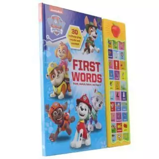Paw Patrol Interactive Sound Book: Engage kids in early learning with 30 fun sound buttons, fostering education and entertainment. Ideal for young readers.