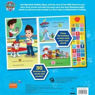 Paw Patrol Interactive Sound Book: Engage Kids in Early Learning Through 30 Fun Sound Buttons for an Exciting Children's Reading Activity
