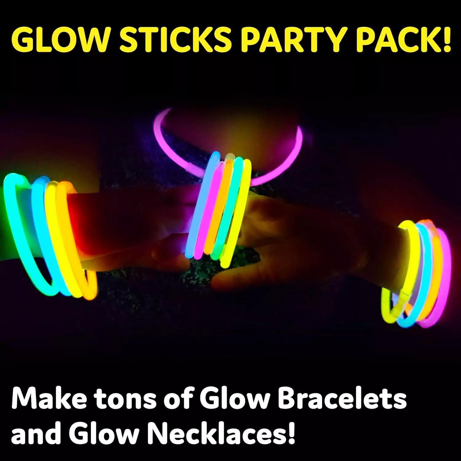 Enhance your robotics-themed party with an educational activity pack featuring 100 ultra-bright glow sticks, perfect for a fun and engaging experience.