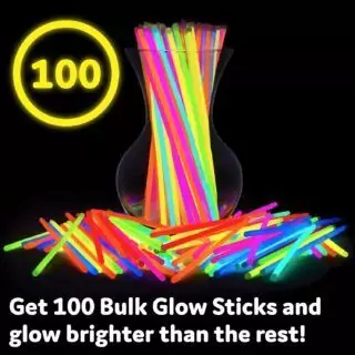 Enhance your robotics-themed party with educational activities using a 100-pack of ultra-bright glow sticks, perfect for vibrant learning and play.