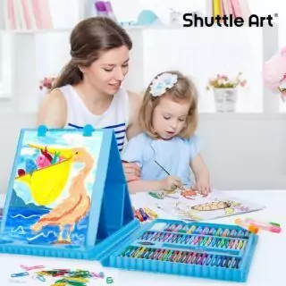 Enhance creativity with the Shuttle Art 335 Piece Kids Art Set, perfect for homeschooling. Ideal for fostering artistic skills and creative learning.