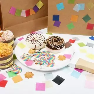 Simetufy 5400 1-inch Tissue Paper Squares in 36 Vibrant Colors, Ideal Classroom Craft Supplies for Creative Art Projects