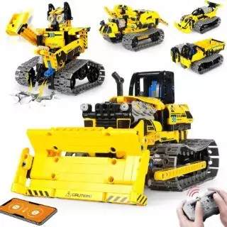 STEM Robotics Kit 5-in-1: 452-Piece Engineering Set with App Remote Control, Ideal Educational Resource for Teachers and Students in Robotics.