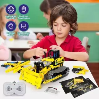 STEM Robotics Kit: 5-in-1 Engineering Toy with 452 Blocks, App-Enabled Remote Control, Ideal for Educators and Innovative Learning.
