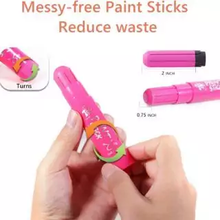 TBC Kids Art Supplies offers washable, non-toxic tempera paint sticks in classic colors, ideal for classroom creativity and fun activities.