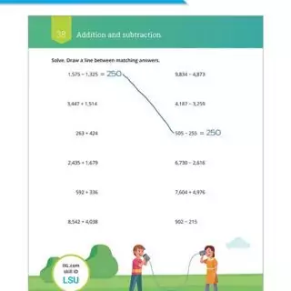 Cover image of the Ultimate 3rd Grade Math Workbook featuring engaging addition and subtraction learning activities for enhanced math skills.