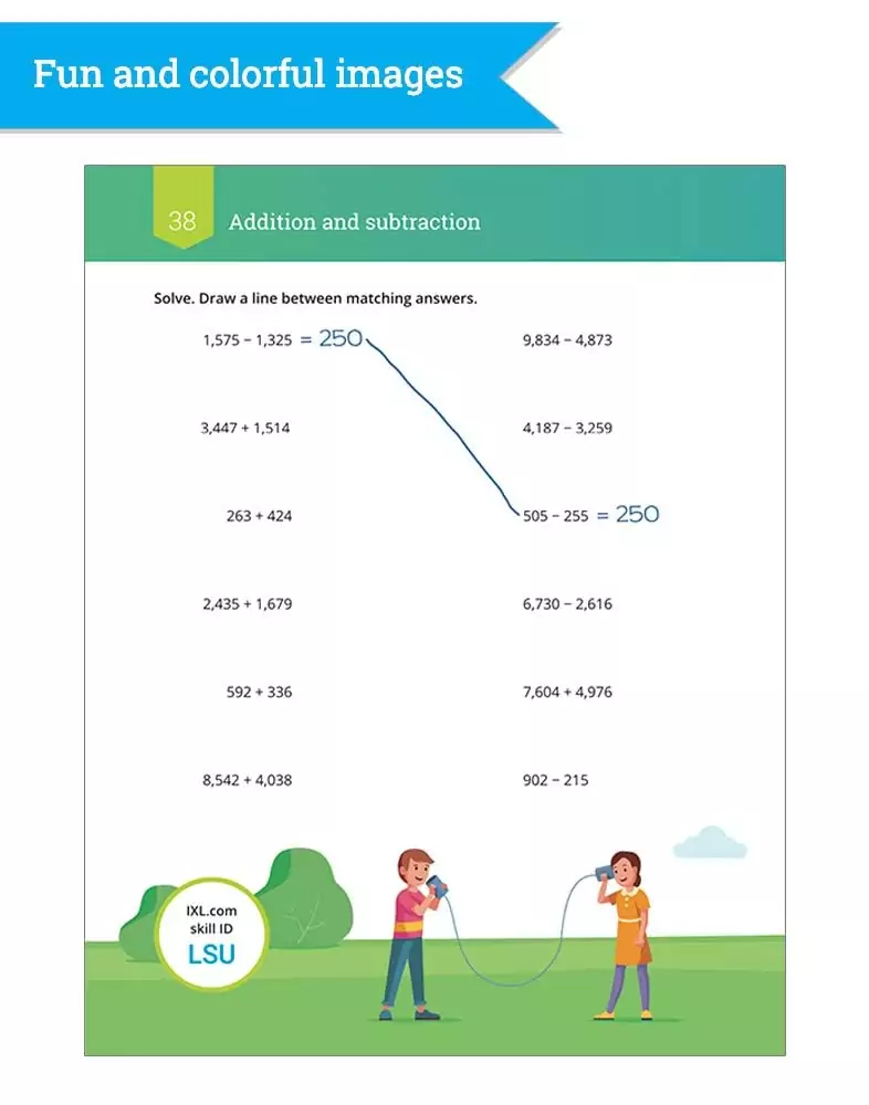 Cover image of the Ultimate 3rd Grade Math Workbook featuring engaging addition and subtraction learning activities for enhanced math skills.