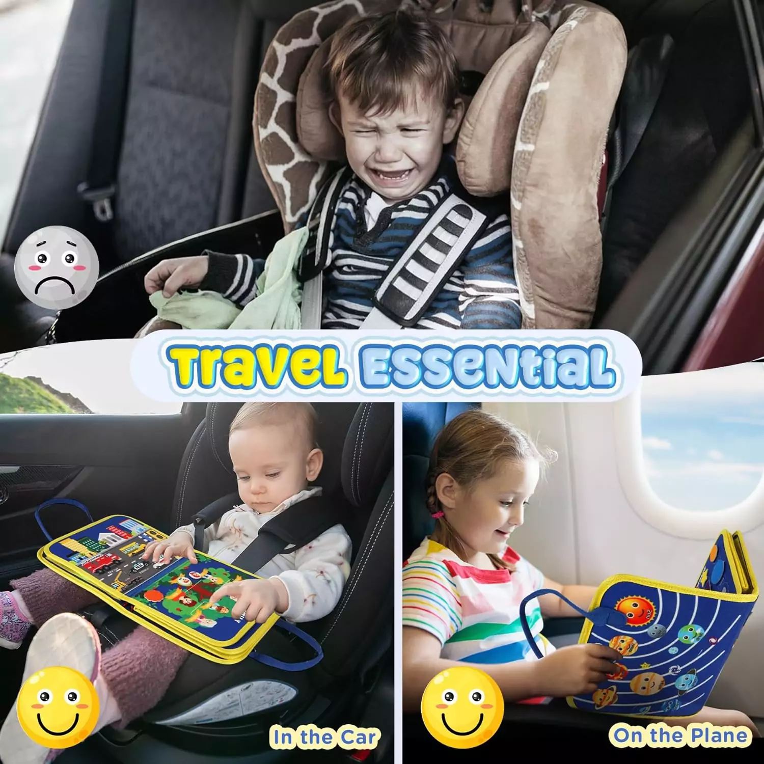 Enhance toddler fine motor skills with the Urmywo Busy Board Montessori toy, designed for engaging and educational playtime. Perfect for early learning development.