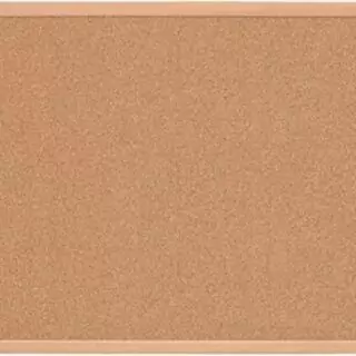 23x35 Corkboard with Oak Frame: Ideal Decorative Pin Board for Classrooms, Perfect for Organizing and Displaying Important Notices and Creative Projects