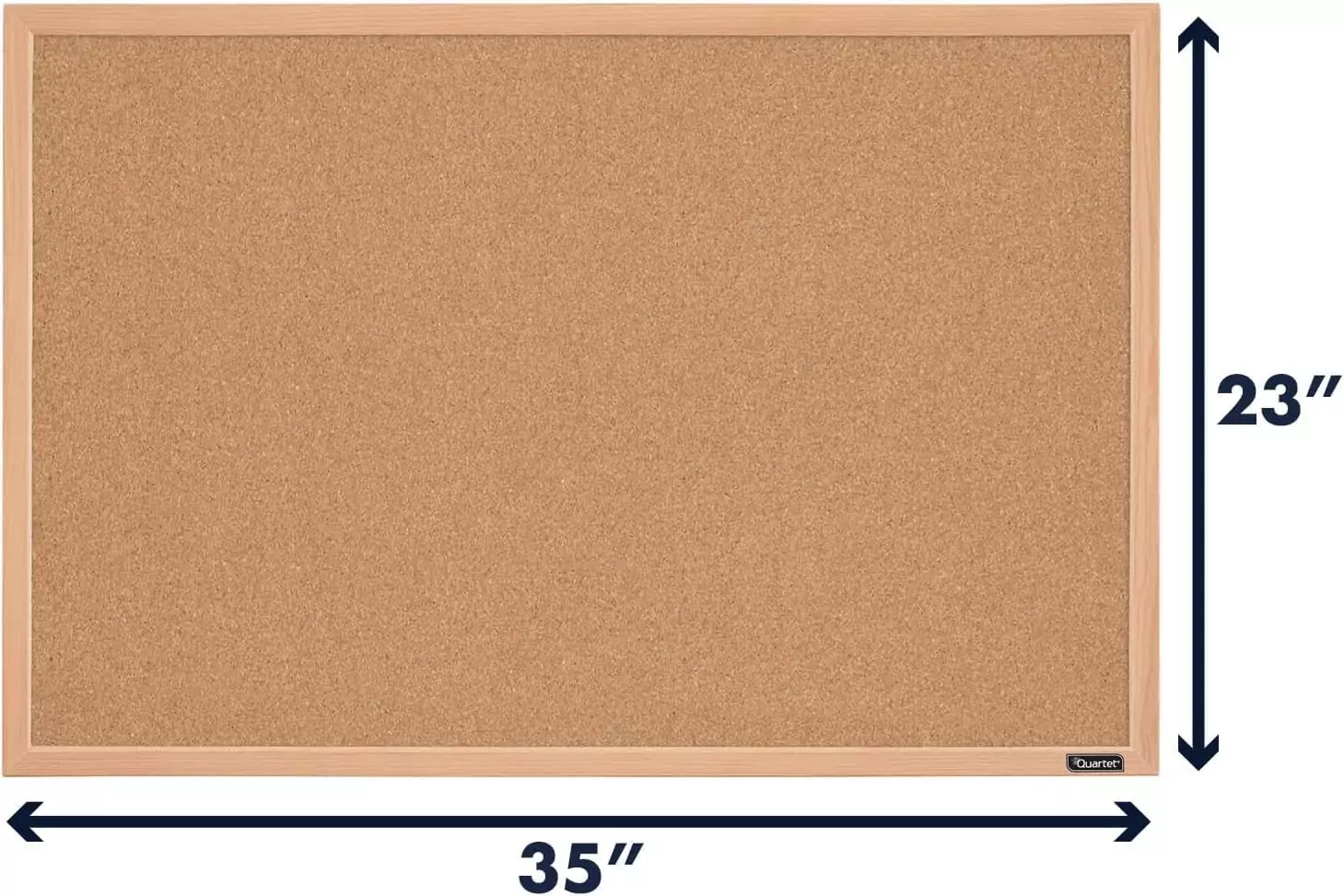 23x35 Inch Decorative Oak Framed Corkboard for Classrooms - Ideal for Educators Seeking Unique Display Solutions