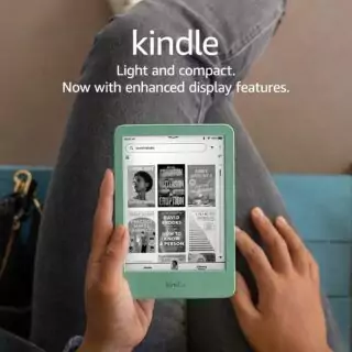 Explore the Amazon Kindle 16GB E-Reader, featuring a lightweight design and glare-free display, perfect for educators and passionate readers.