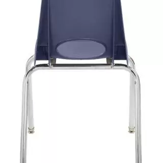 18-inch school stacking chair designed for classroom seating, perfect for educational spaces, enhancing student comfort and optimizing classroom layout.
