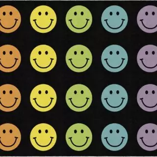 Colorful Classroom Rugs - Bright Rainbow Smileys Enhance Student Engagement and Learning