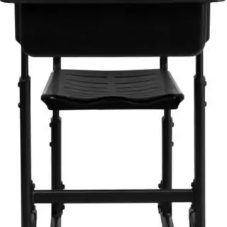 Versatile student desk and chair set designed for remote learning and classroom study, offering comfort and ergonomic support for improved concentration.