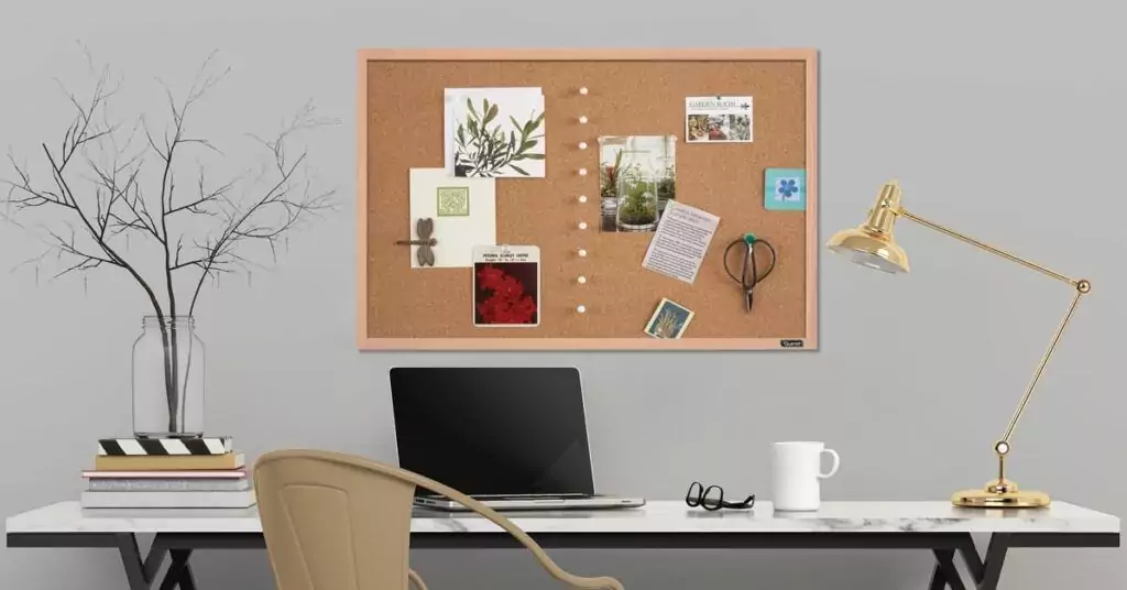 Oak Framed Corkboard 23x35: Perfect for classrooms, this
decorative pin board offers an ideal solution for educators to organize notes
and display materials.