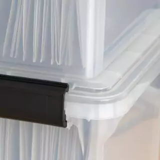 Durable Classroom File Box for Educators: Organizes both Letter and Legal Sized Files, Offers Weatherproof Protection for Efficient File Management