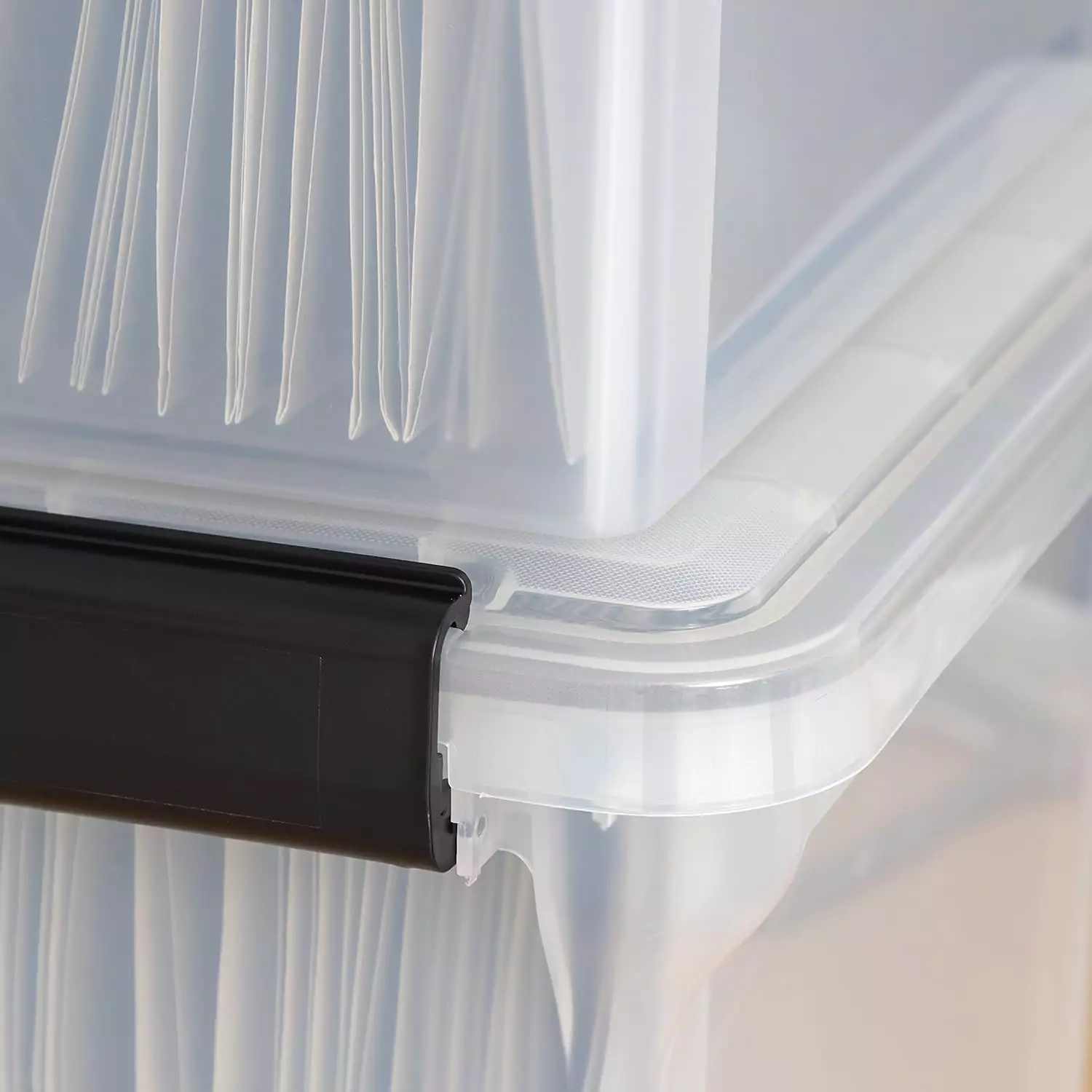 Durable Classroom File Box for Educators: Organizes both Letter and Legal Sized Files, Offers Weatherproof Protection for Efficient File Management