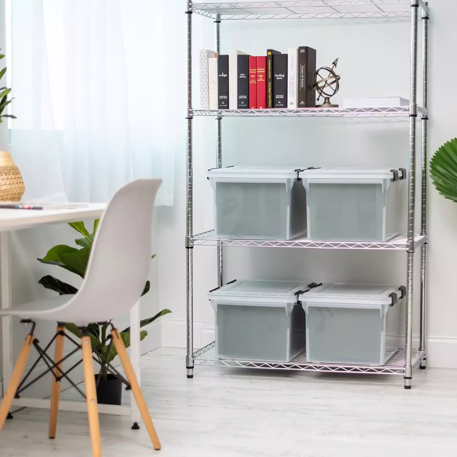 Iris USA Classroom Organizer: Durable, weatherproof file box designed for storing and protecting letter and legal-sized files efficiently.