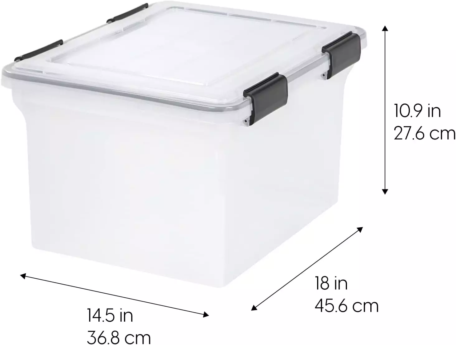 Durable Classroom File Box - Weatherproof Educator Organizer for Storing and Protecting Letter and Legal Documents in Educational Settings
