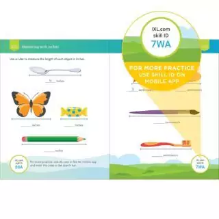 IXL Second Grade Math Workbook: Interactive exercises to enhance addition and subtraction skills for an enjoyable and educational experience.