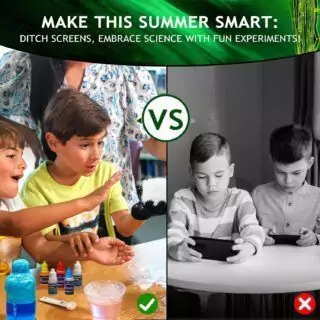 Ideal Educational Science Experiments Kit for Kids Aged 4-12: The Perfect Engaging Gift to Inspire Young Scientists' Curiosity and Learning.