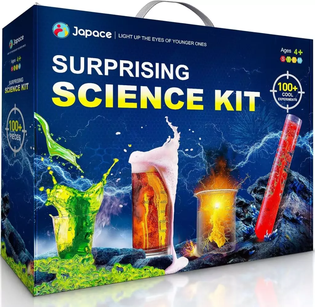 Japace Science Experiments Kit for Kids: Ideal Educational Toy and Learning Activity Gift to Inspire Curiosity and Knowledge in Children