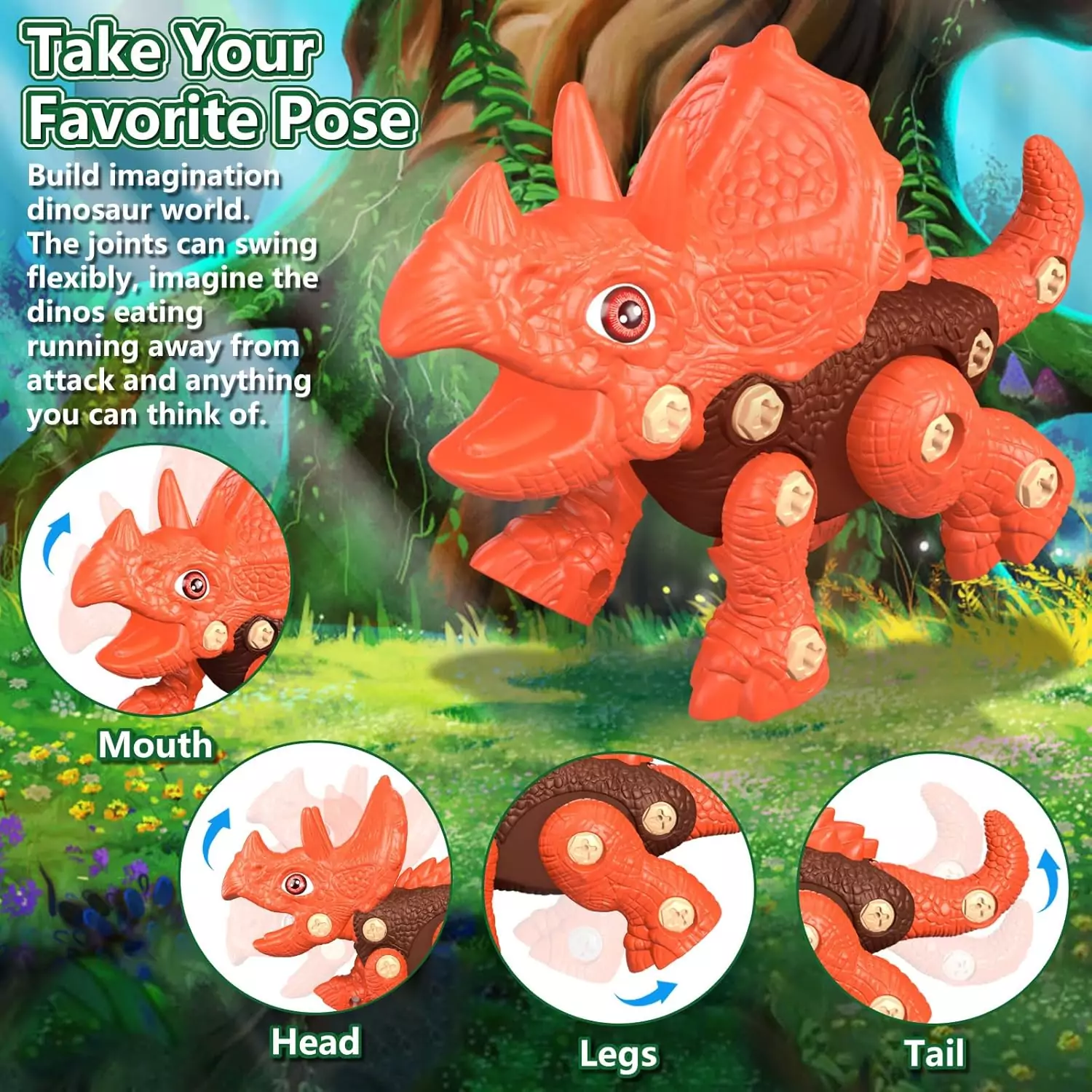 STEM Dinosaur Building Set: Boost Creativity and Learning in Children with this Educational Toy, Perfect for Engaging and Fun Playtime Activities.