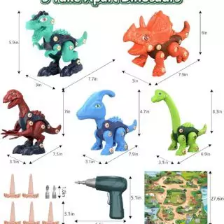 Enhance creativity and learning with the Jasonwell Dinosaur Building Set, perfect STEM toys for children to develop problem-solving and construction skills.