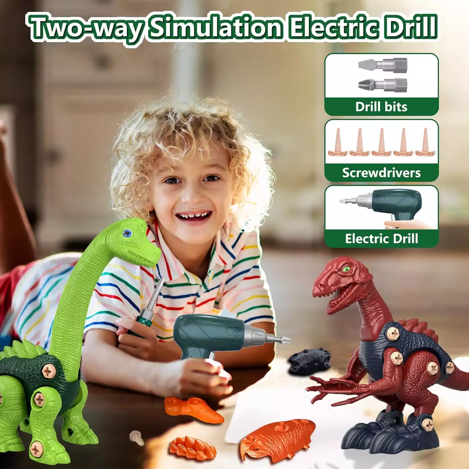 Engage kids in imaginative play and STEM exploration with this dinosaur building set, perfect for hands-on learning and creativity development.