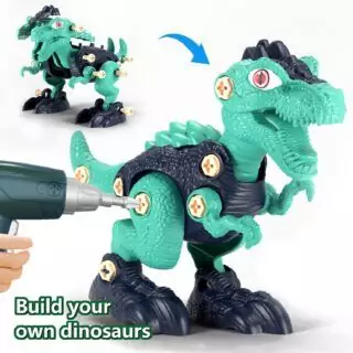 Enhance creativity and STEM skills with this dinosaur building set for kids. Ideal educational toy for imaginative play and hands-on learning.