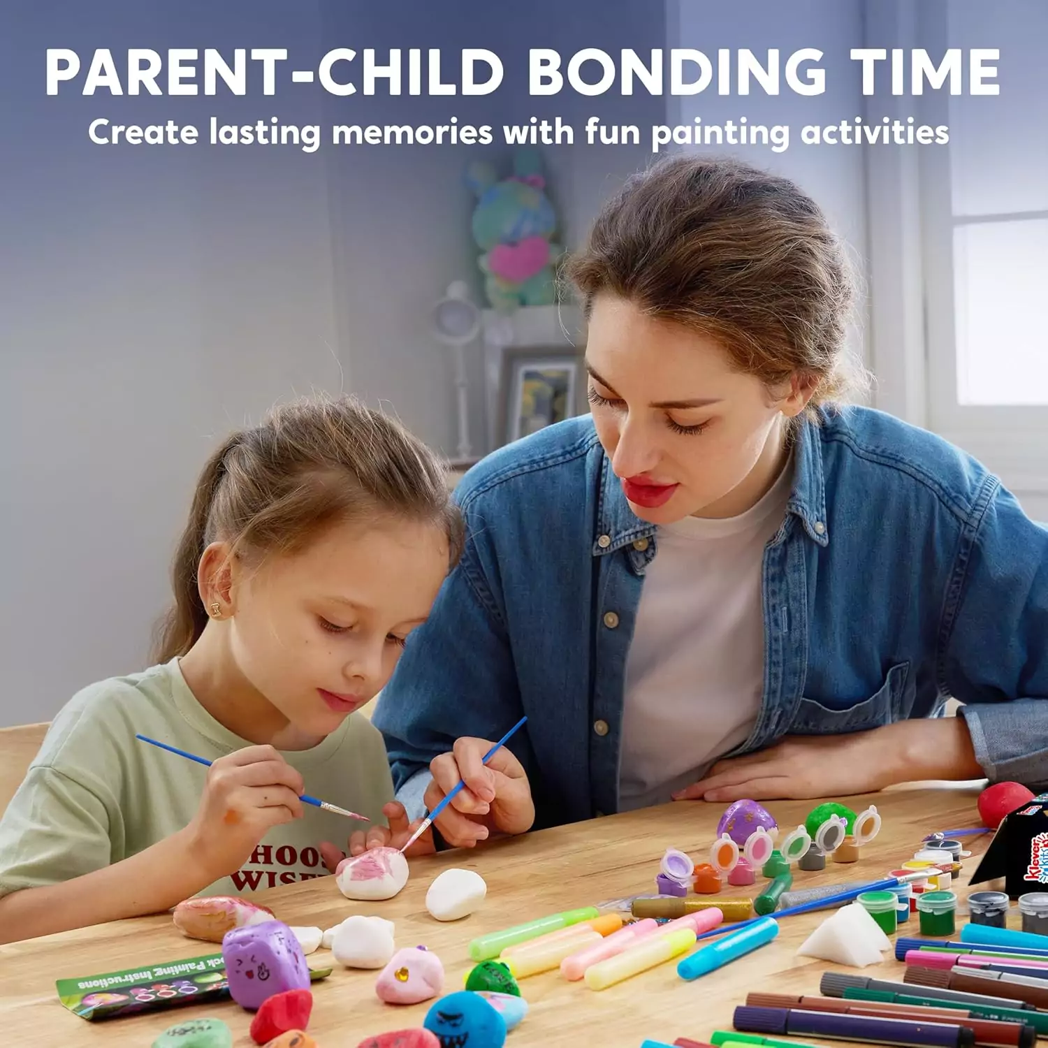 Glow-in-the-Dark Rock Painting Kit by Joyin: Enhance Creativity with Fun Art Supplies for Children. Perfect for Unique and Engaging Craft Activities.