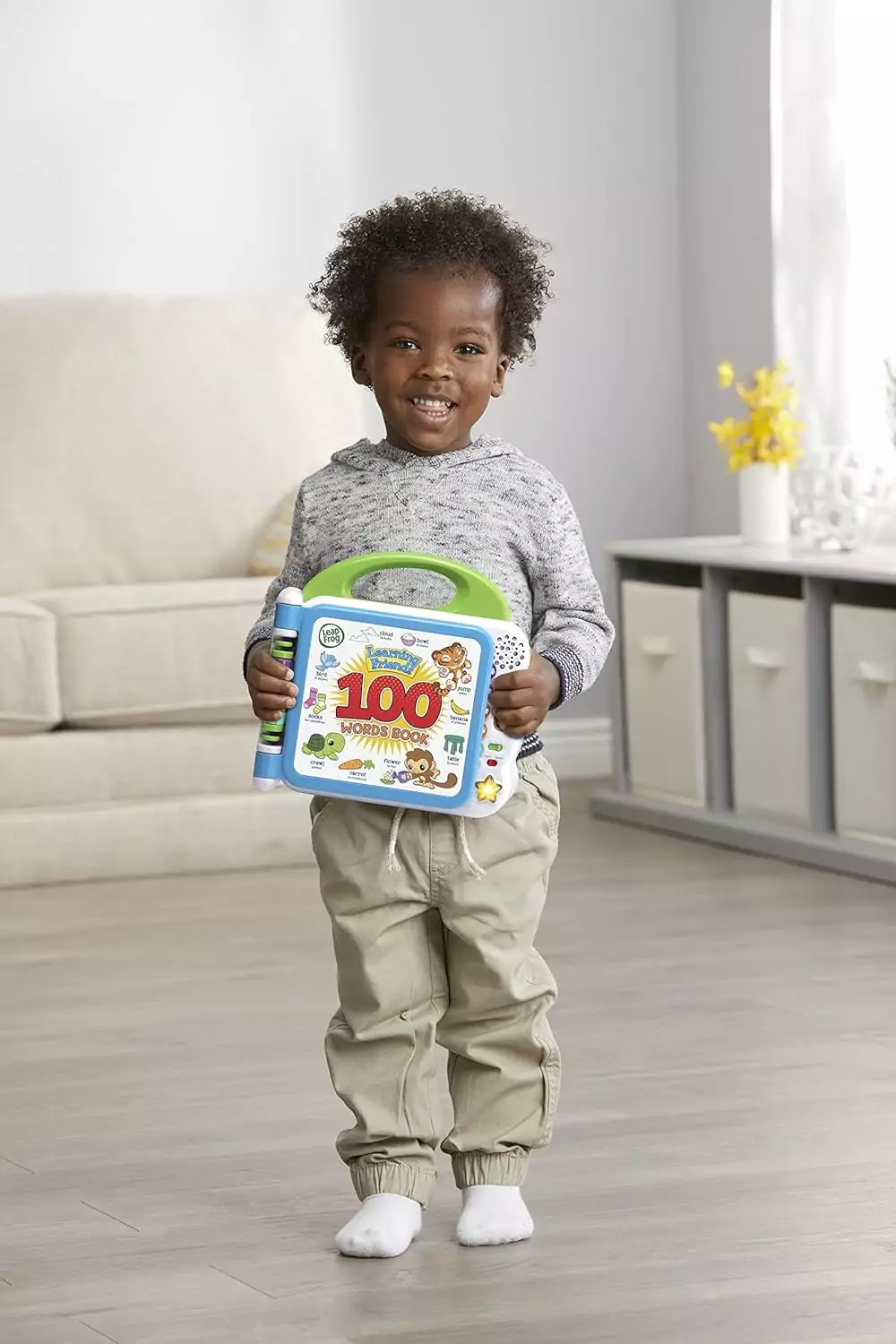 Enhance your child's vocabulary with the Leapfrog 100 Words Book, an interactive early literacy toy that makes learning fun and engaging.