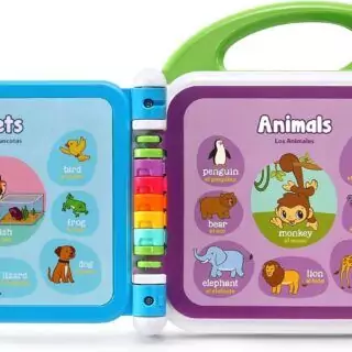 Enhance early literacy and vocabulary with the LeapFrog Learning Friends 100 Words Book, an interactive educational toy for toddlers and preschoolers.