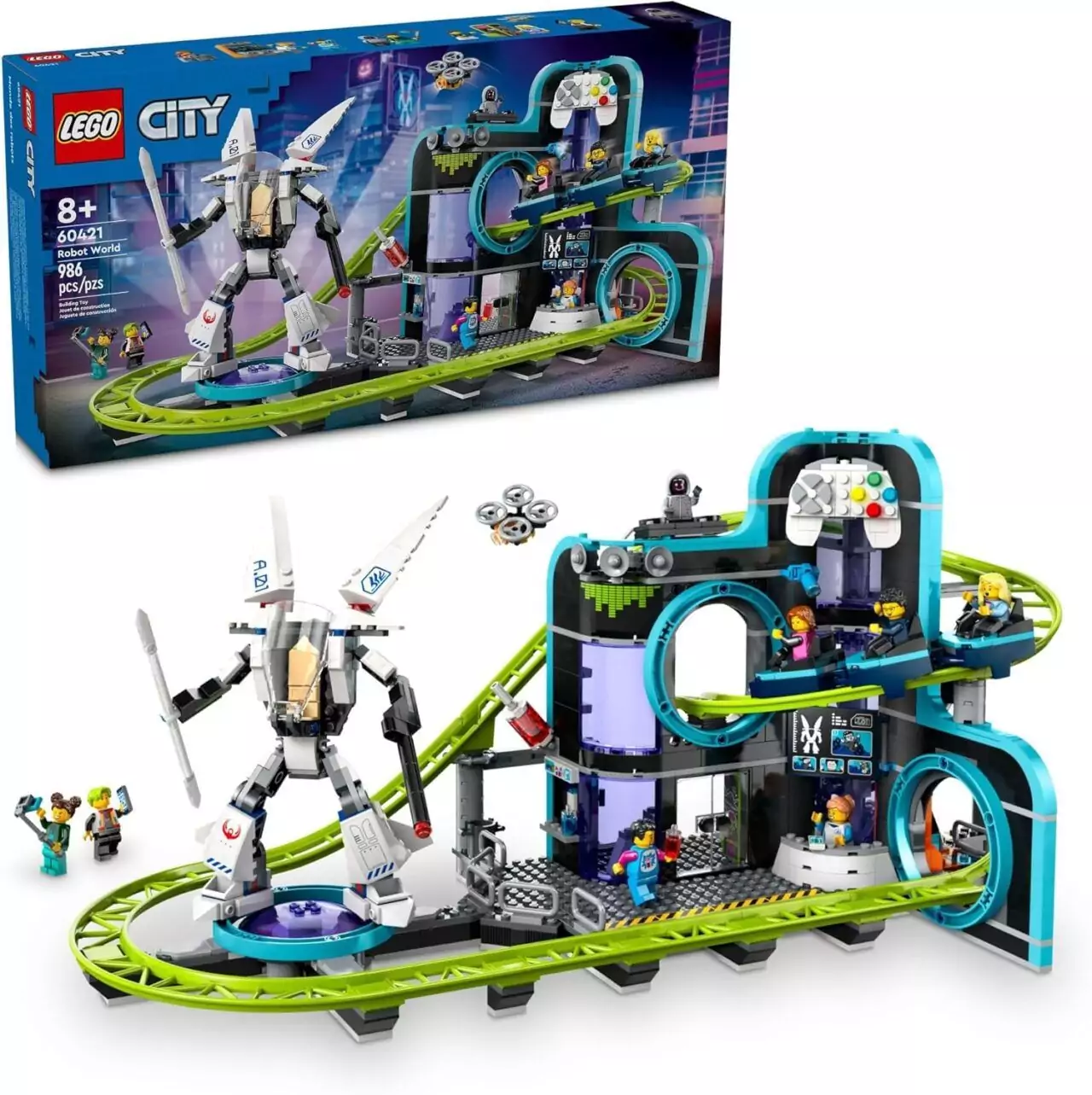 Enhance creativity and STEM skills with the LEGO City Robotics Coaster Park Set, an engaging engineering toy designed for innovative learning and exploration.