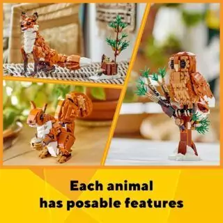 Lego Creator 3in1 Forest Animals Red Fox Set: Engaging educational toy for kids, promotes creativity and learning through interactive building.