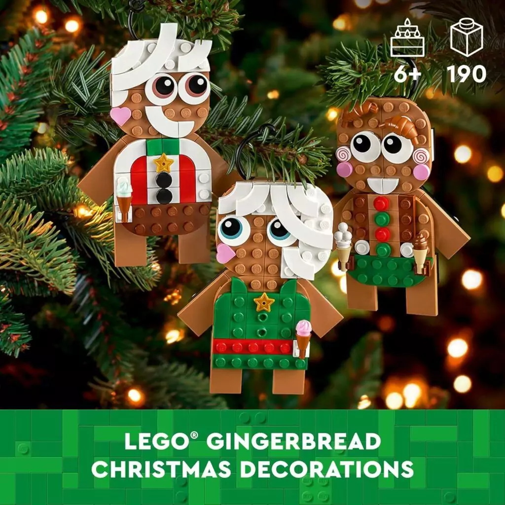 Create festive LEGO gingerbread ornaments and enjoy a creative circuit building activity perfect for family holiday fun and bonding.