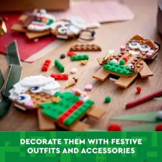 Lego Gingerbread Ornaments: Holiday Learning Fun with Creative Circuit Building Set for Festive Family Decoration and Interactive Play