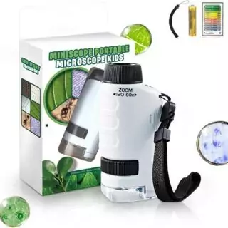 Little Marvin Microscope: Compact Science Tool for Kids' Discovery, Ideal for Young Scientists and Educators, Perfect for Exploration Kits